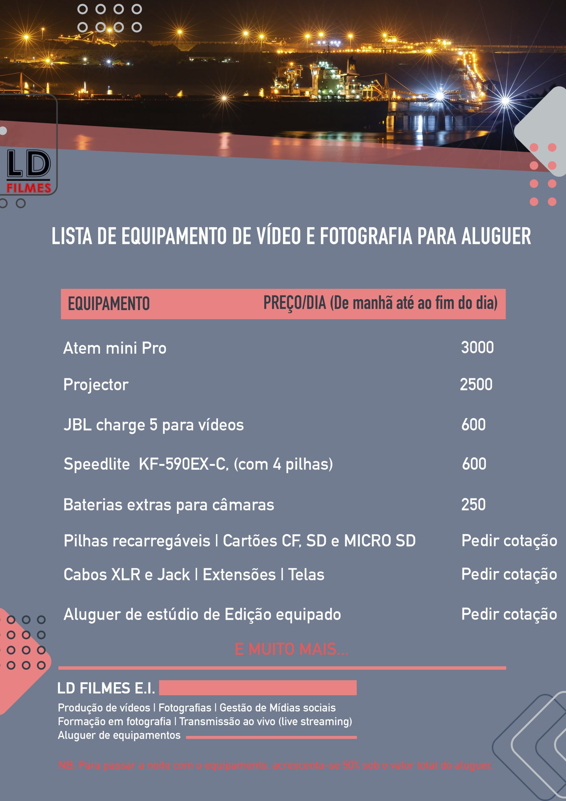 Tabela de preços Other copy